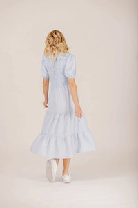 Violet Dress Baby Blue RRP $175