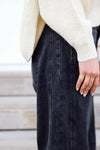 Barrel Jean washed black