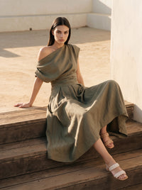 ANNA SKIRT KHAKI