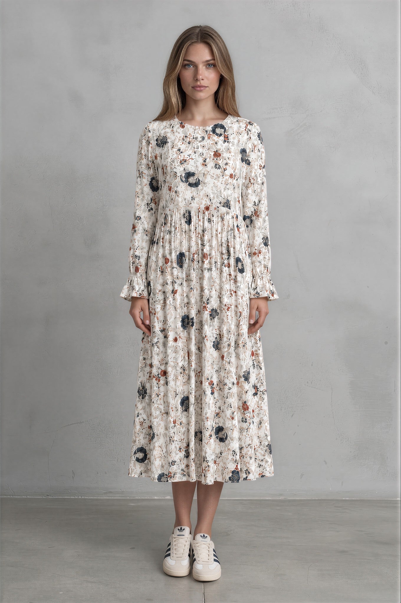 Ariana Dress -  Peony Print