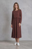 Ariana Dress -  Choc spot