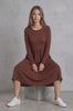 Ariana Dress -  Choc spot