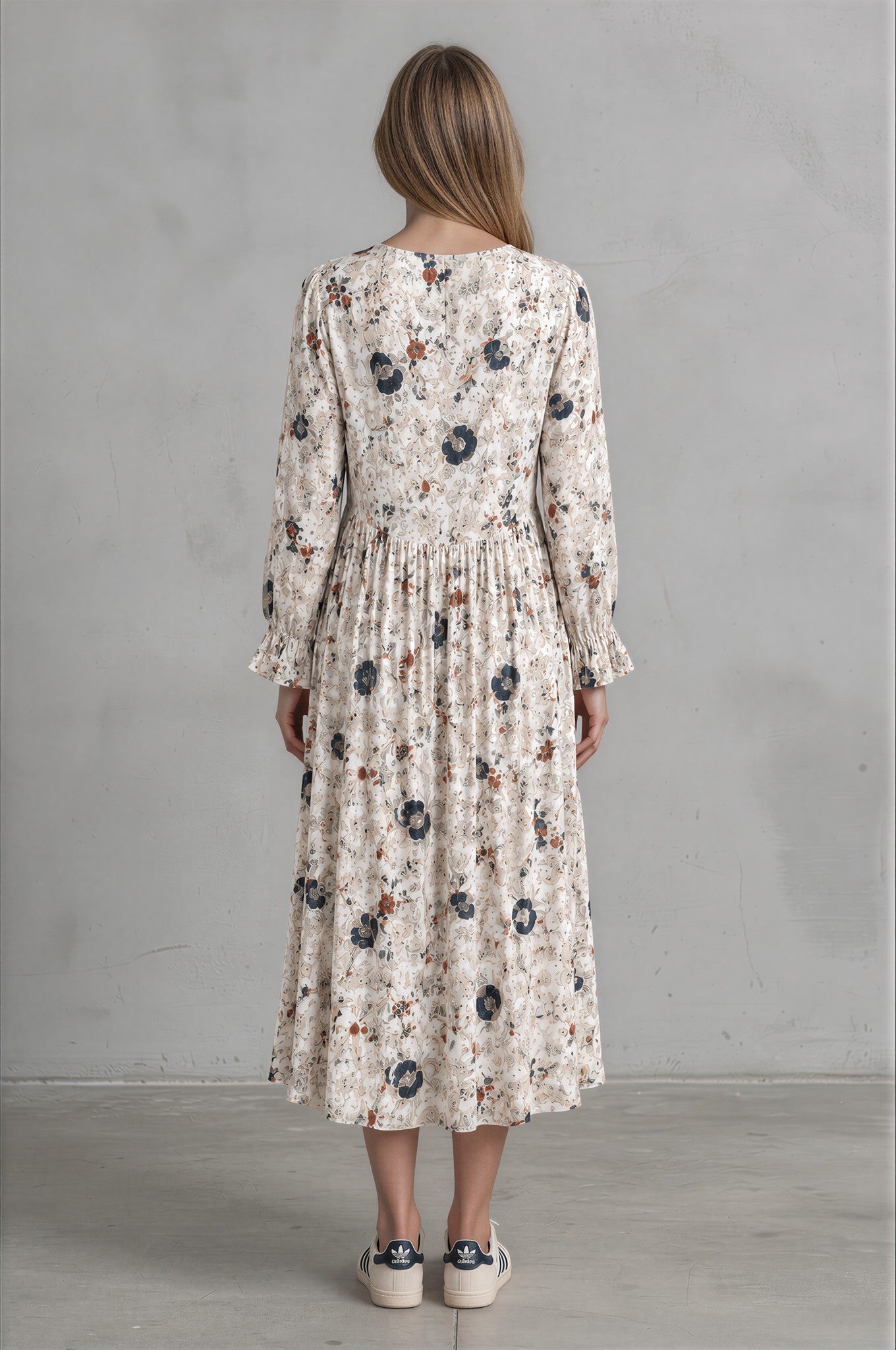 Ariana Dress -  Peony Print