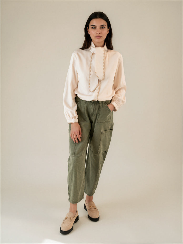 Bobbie Shirt Parchment