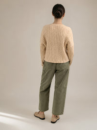 Cable Knit - Oat Marle