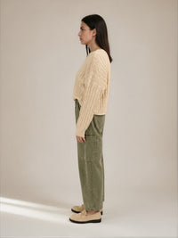 Cable Knit - Oat Marle