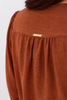 Moss Bow Shirt  rust