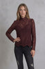 Davina top - Merlot