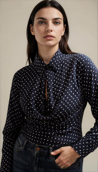Deliah Shirt - midnight spot