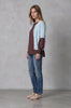 Sophia Short Sleeved Cardigan Blue