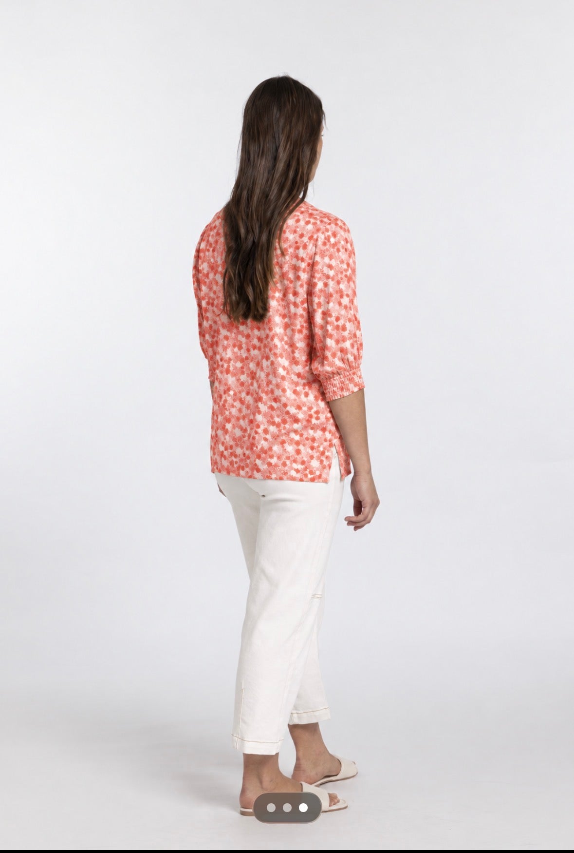 Finley Top - RED PRINT