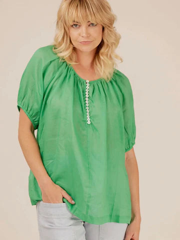 Ruby Top - Green RRP $139