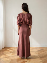 GEORGIA DRESS CACAO