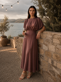 GEORGIA DRESS CACAO