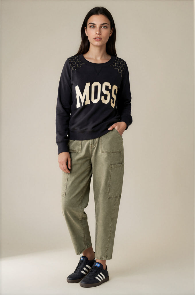 MOSS Honeycomb sweat - Navy