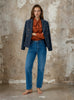 Moss Bow Shirt  rust