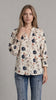 Krista Top - Peony print