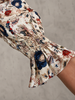 Krista Top - Peony print