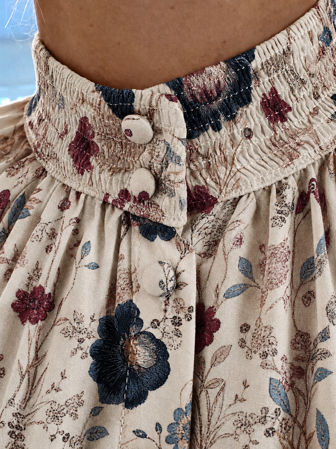 Mabel Top - Peony Print