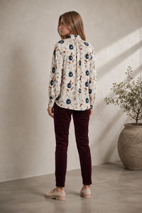 Mabel Top - Peony Print