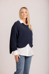 Hudson Knit Navy
