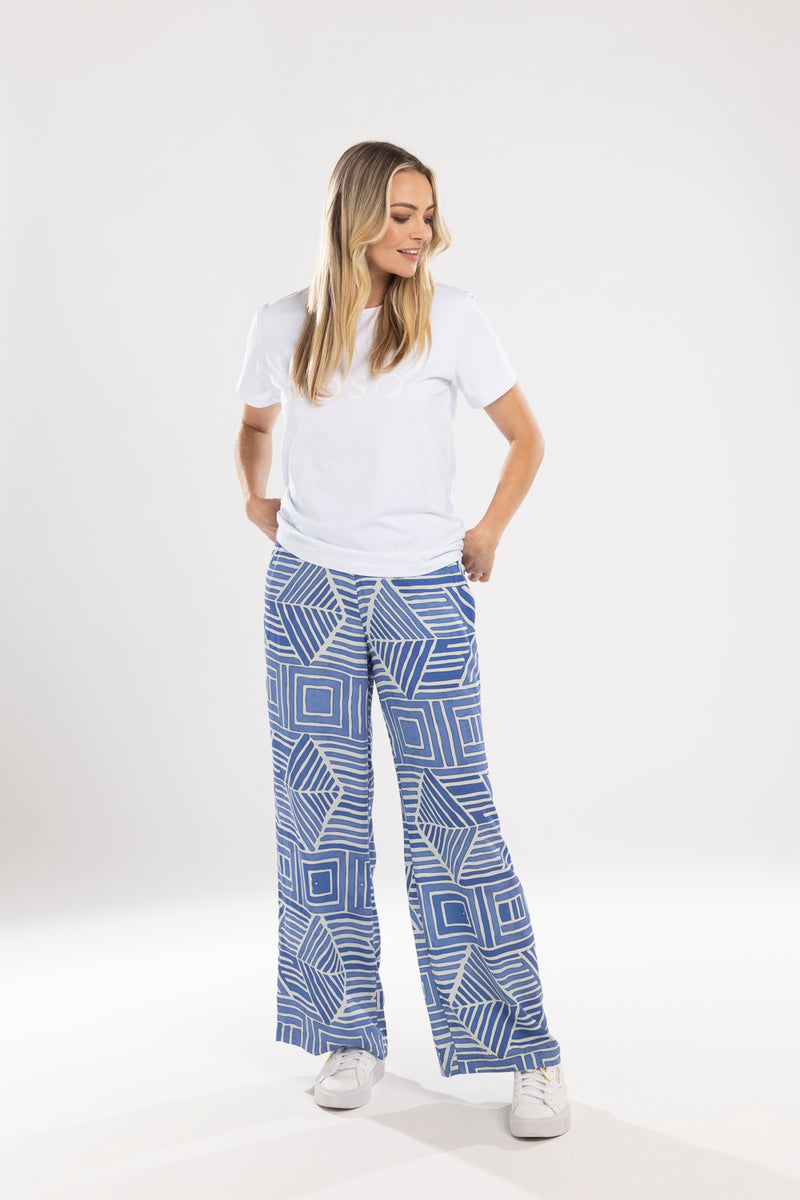 Amelia Pant Blue Print