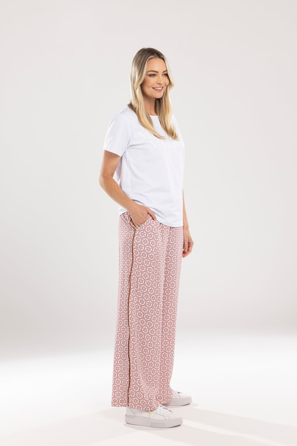 Amelia Pant Mosiac Print