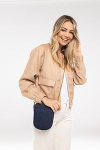 Zip line Bomber Taupe