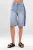 Double denim short