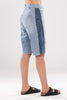 Double denim short