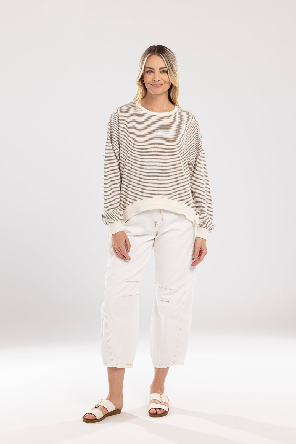 Kylie Sweat Stripe