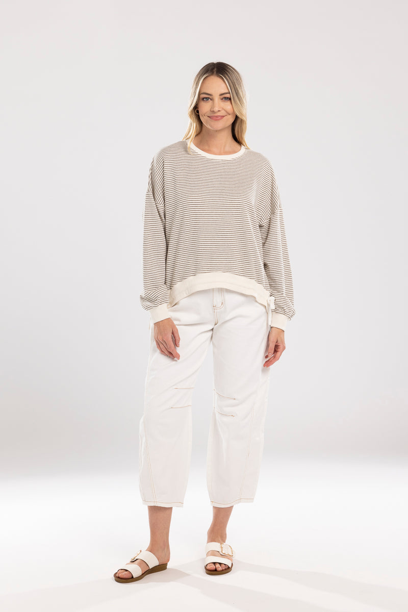 Kylie Sweat Stripe