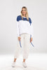 Kylie Sweat Blue and White