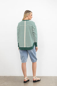 Stripe Sweat - Green