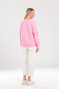 Zip Sweat Pink