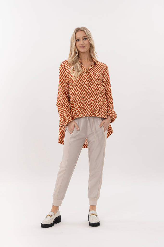 Rae Shirt - Contrast Print