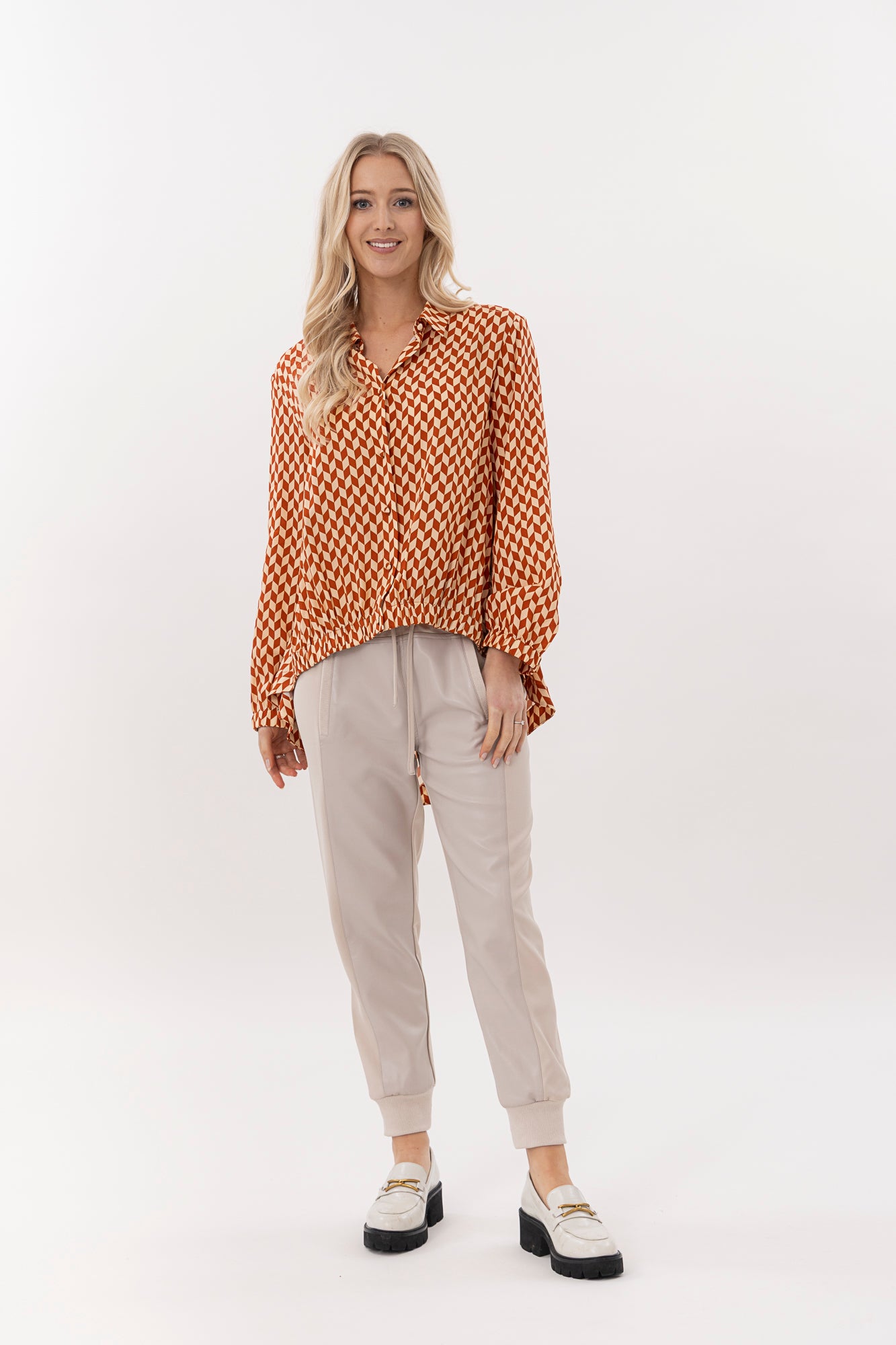 Rae Shirt - Contrast print