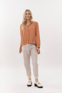 Rae Shirt - Contrast print