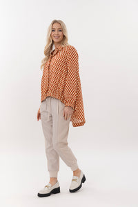 Rae Shirt - Contrast print