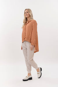 Rae Shirt - Contrast print