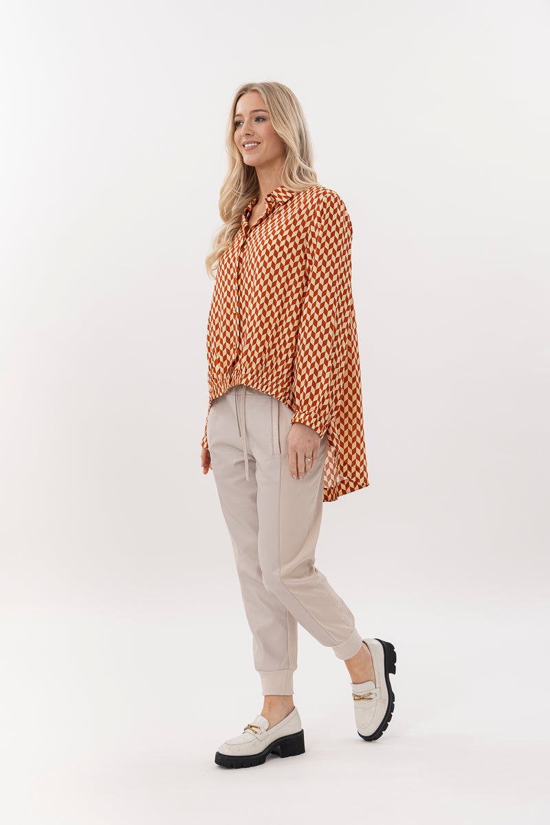 Rae Shirt - Contrast print