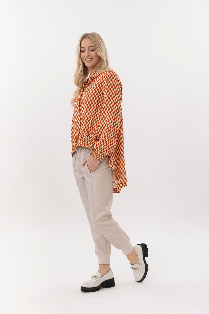 Rae Shirt - Contrast print