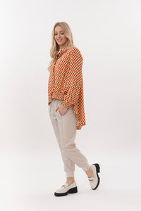 Rae Shirt - Contrast print