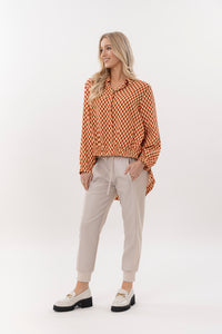 Rae Shirt - Contrast print