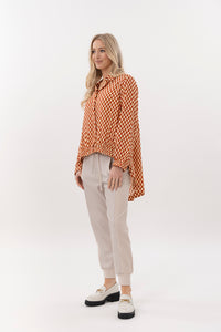 Rae Shirt - Contrast print