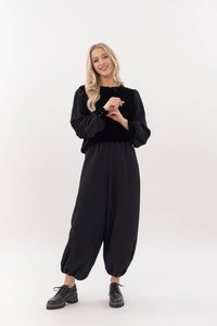 Finley Top with lace sleeves