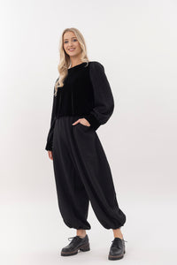 Finley Top with lace sleeves