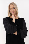 Finley Top with lace sleeves