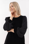 Finley Top with lace sleeves