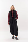Greta jacket with removable faux fur collar